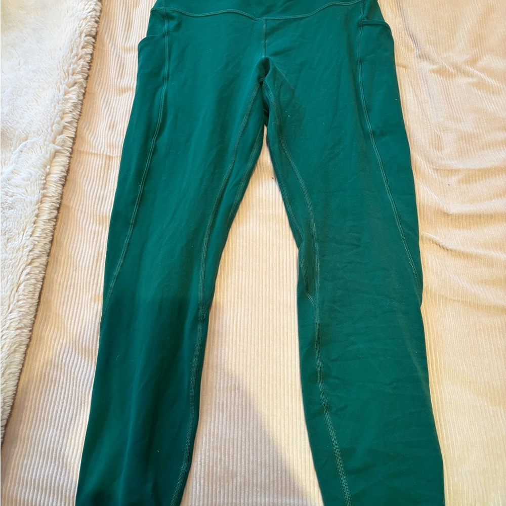 Green Athletic Leggings